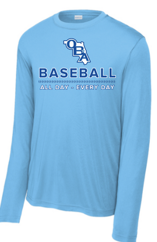 [DRI-FIT] OBA Baseball ALL DAY Long Sleeve Tee