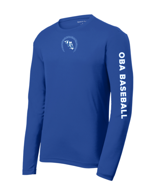 OBA Baseball Seams L/S Dri-fit T