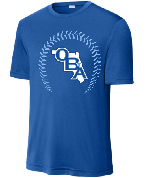 OBA Baseball Seams dri-fit short sleeve T