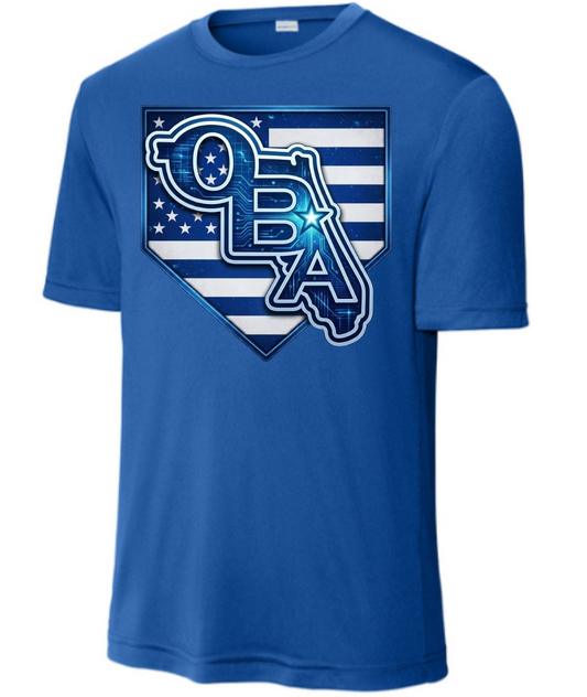 OBA Baseball Flag Dri-Fit short sleeve T