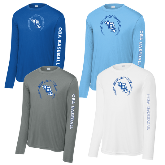 OBA Baseball Seams L/S Dri-fit T