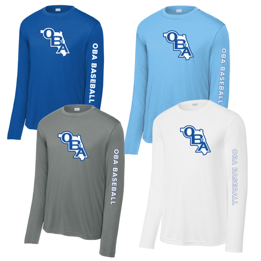 OBA Traditional Logo L/S Dri-Fit T shirt