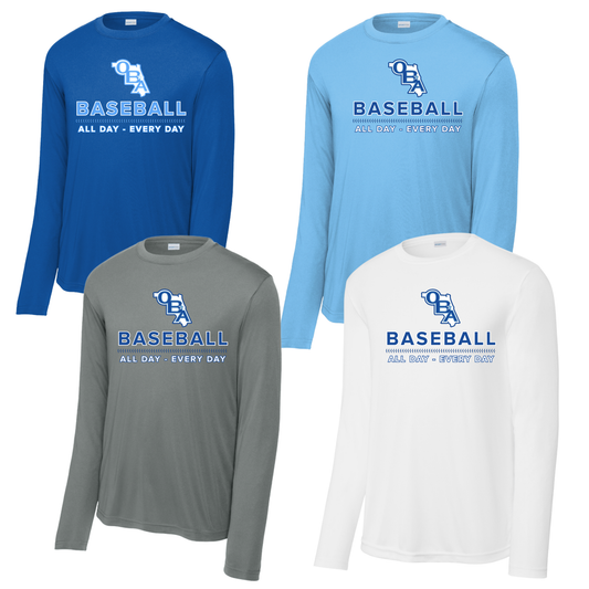 [DRI-FIT] OBA Baseball ALL DAY Long Sleeve Tee