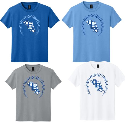 [YOUTH] OBA Baseball Seams Classic Tee